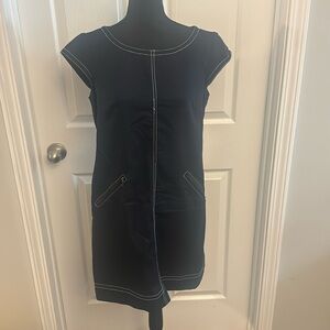 Dark denim dress